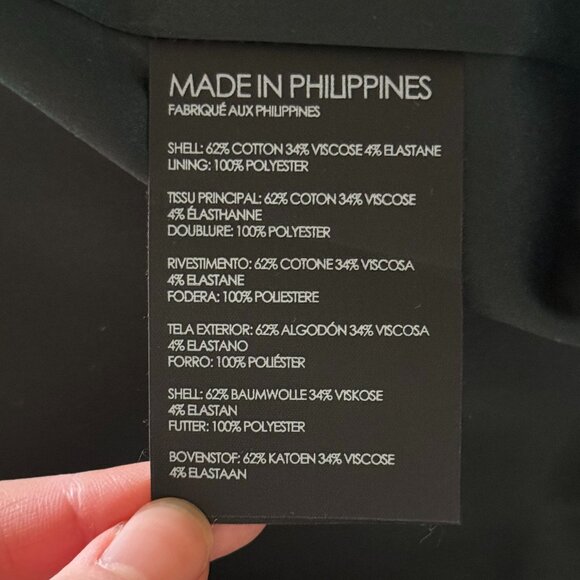 NWT Club Monaco Dark Green Trench Coat - Picture 5 of 6